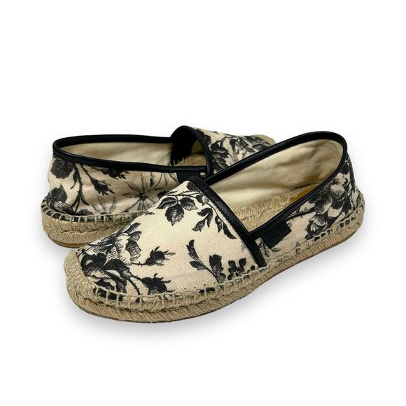 Gucci Herbarium Floral Canvas Espadrille Flats Womens‎ 36 (US 6) - Picture 1 of 12